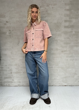 Tiki solid skjorte Ash Rose Neo Noir 